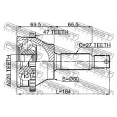 Шарнир приводного вала FEBEST 1210-SON25A47