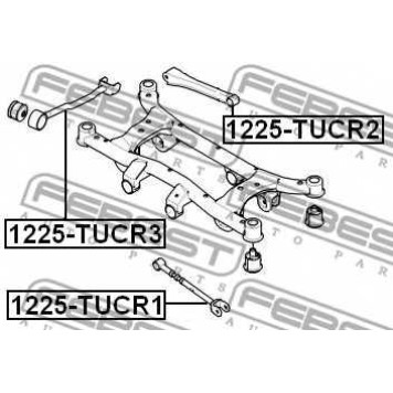 Снято рычаг подвески <b>FEBEST 1225-TUCR3</b>