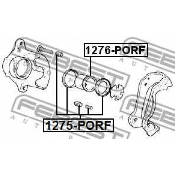 Ремкомплект тормозного суппорта FEBEST 1275-PORF