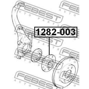 Ступица колеса FEBEST 1282-003-1