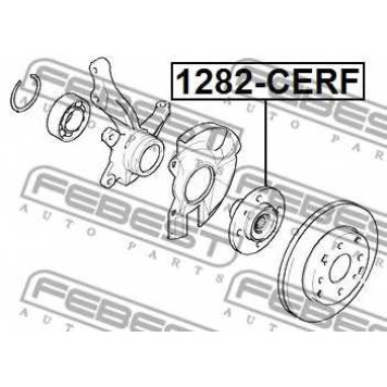 Ступица колеса FEBEST 1282-CERF