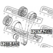 Натяжной ролик ременя ГРМ FEBEST 1287-AZER