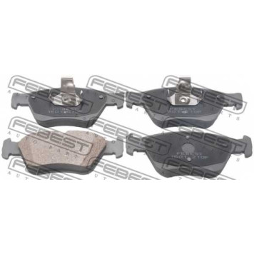 Колодки тормозные дисковые передний для MERCEDES C(S202,W202), CLK(A208,C208), E(S210,W210), SLK(R170) <b>FEBEST 1601-210F</b>
