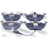 Колодки тормозные дисковые передний для AUDI A2, A3 / SKODA FABIA, OCTAVIA, ROOMSTER, YETI / VW BEETLE, BORA, CADDY, GOLF, JETTA, NEW BEETLE, POLO <b>FEBEST 1701-8P1F</b>