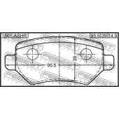 Колодки тормозные дисковые задний для KIA VENGA(YN) <b>FEBEST 1801-ASHR</b>