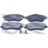 Колодки тормозные дисковые передний <b>FEBEST 1801-CORCF</b>