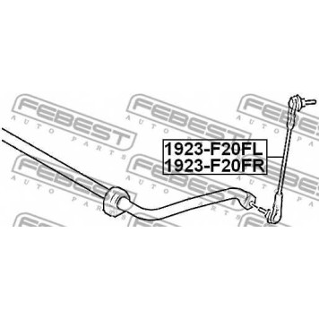 Тяга / стойка стабилизатора FEBEST 1923-F20FR-1