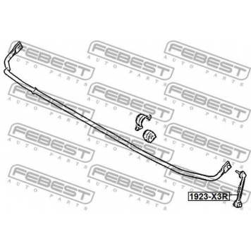 Тяга / стойка стабилизатора FEBEST 1923-X3R-1