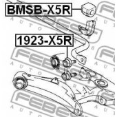 Тяга / стойка стабилизатора FEBEST 1923-X5R