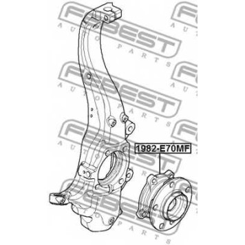 Ступица колеса FEBEST 1982-E70MF
