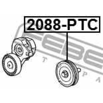 Паразитный / ведущий ролик поликлинового ременя FEBEST 2088-PTC-2