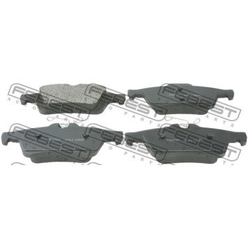 Колодки тормозные задние FORD FOCUS II CB4 2008-2011 <b>FEBEST 2101-CBSR</b>