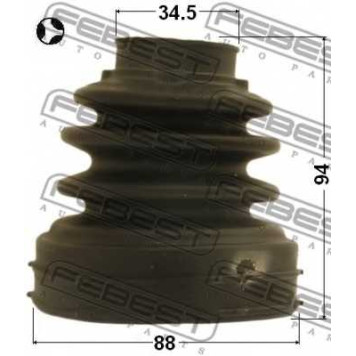 Пыльник приводного вала FEBEST 2115-CA220RHT