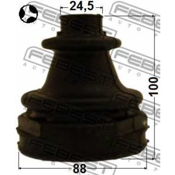 Пыльник приводного вала FEBEST 2115-GELHT