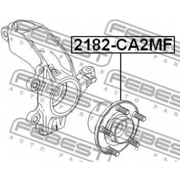 Ступица колеса FEBEST 2182-CA2MF