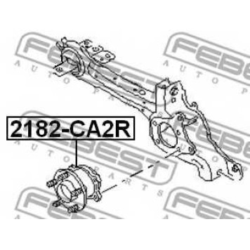 Ступица колеса FEBEST 2182-CA2R