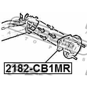 Ступица колеса FEBEST 2182-CB1MR-1