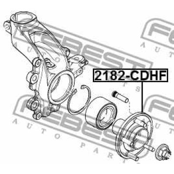 Ступица колеса FEBEST 2182-CDHF-2