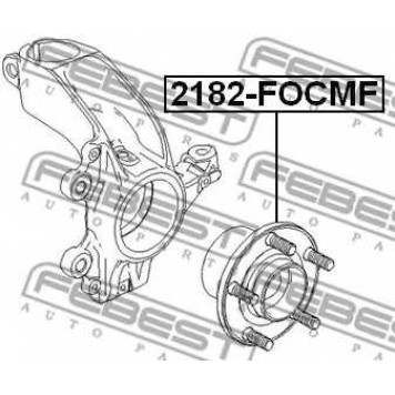 Ступица передняя FEBEST 2182-FOCMF-1