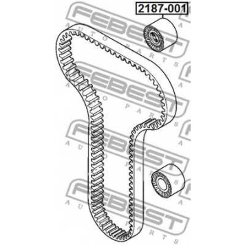 Натяжной ролик ременя ГРМ FEBEST 2187-001-1