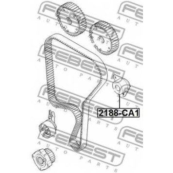 Паразитный / ведущий ролик зубчатого ремня FEBEST 2188-CA1