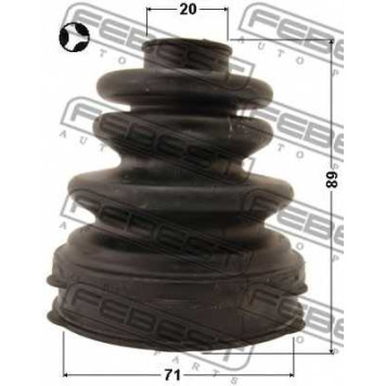 Пыльник приводного вала FEBEST 2215-CDT