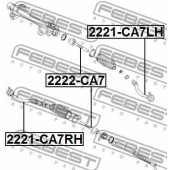 Наконечник поперечной рулевой тяги FEBEST 2221-CA7LH