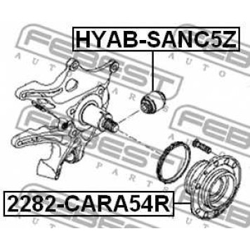 Ступица колеса FEBEST 2282-CARA54R