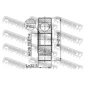 Шарнир приводного вала FEBEST 2311-B6