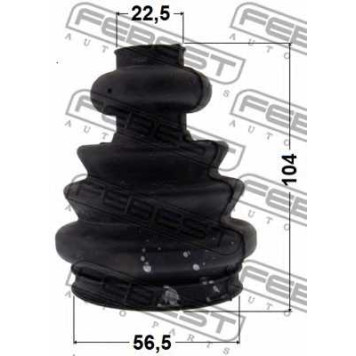 Пыльник приводного вала FEBEST 2315-T5RH