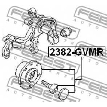 Ступица колеса FEBEST 2382-GVMR