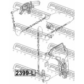 Клапан омывателя обратный SKODA OCTAVIA (1Z/5E) <b>FEBEST 2399-L</b>