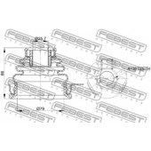 Шарнир приводного вала FEBEST 2411-LOGLH