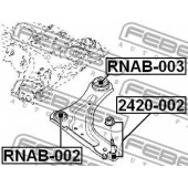 Несущий / направляющий шарнир FEBEST 2420-002