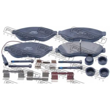 Колодки тормозные дисковые передний <b>FEBEST 2501-BOXF</b>