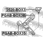 Несущий / направляющий шарнир FEBEST 2520-BOX3