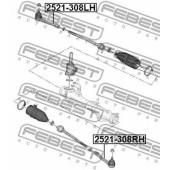 Наконечник поперечной рулевой тяги FEBEST 2521-308RH