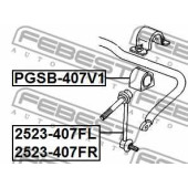 Тяга / стойка стабилизатора FEBEST 2523-407FR