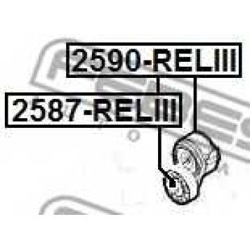 Натяжитель ремня FEBEST 2590-RELIII-1