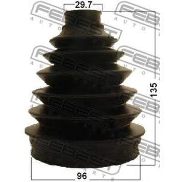 Пыльник приводного вала FEBEST 2717P-V70F