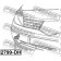 Крюк буксирный подходит для VOLVO S80 II 2007-2016 <b>FEBEST 2799-DH</b>