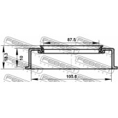 Сальник ступицы колеса FEBEST 95ADY-881061018X