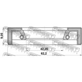 Сальник ступицы колеса FEBEST 95FAS-54620909X