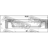 Уплотнительное кольцо приводного вала FEBEST 95GAY-30500909R