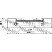 Уплотнительное кольцо приводного вала FEBEST 95GDS-34441010X