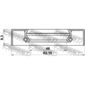 Сальник ступицы колеса FEBEST 95GDY-48620909X