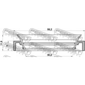 Уплотнительное кольцо приводного вала FEBEST 95HAY-40560812L