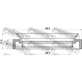 Уплотнительное кольцо приводного вала FEBEST 95HAY-40620811R