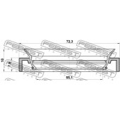 Сальник ступицы колеса FEBEST 95HAY-57720810X