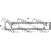 Сальник ступицы колеса FEBEST 95IBS-57730808X